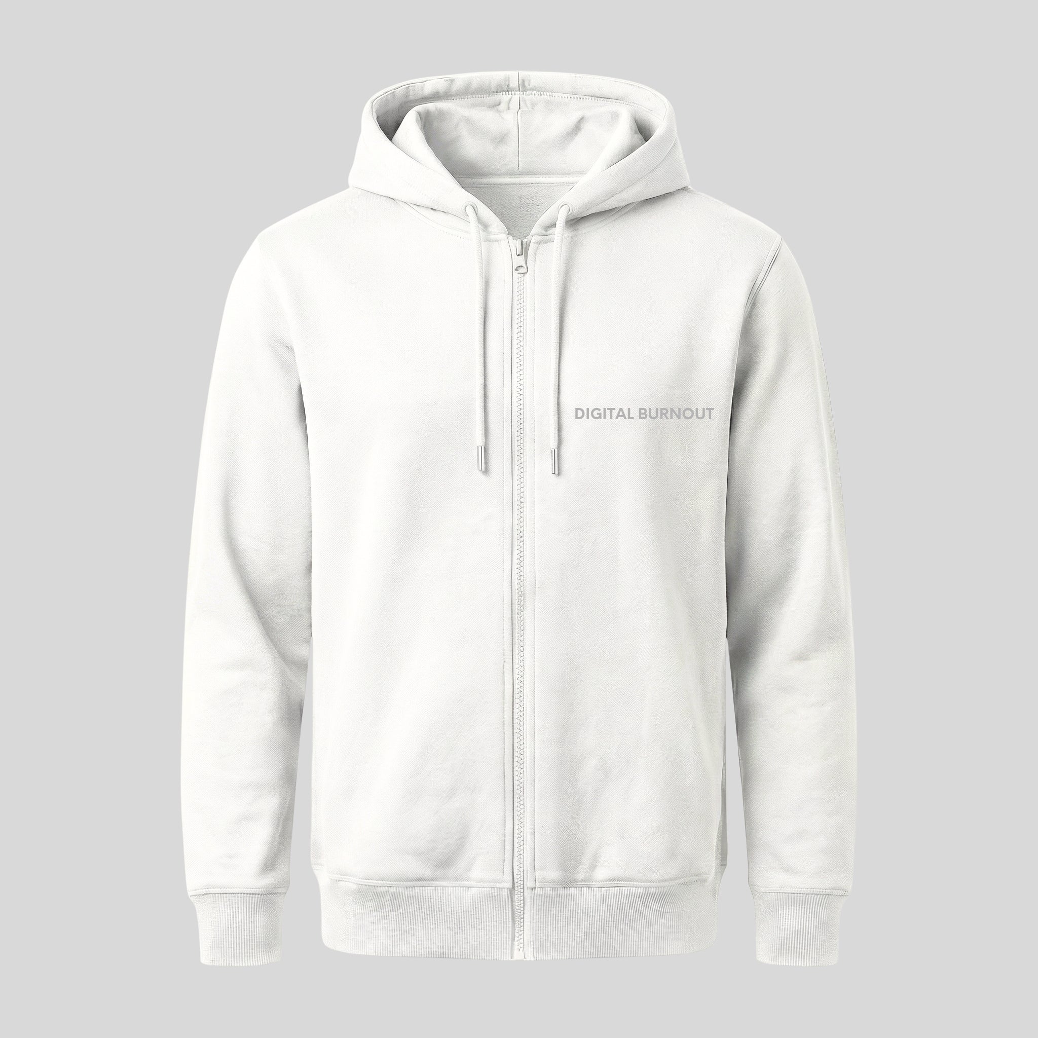 "DIGITAL BURNOUT" Zip Hoodie