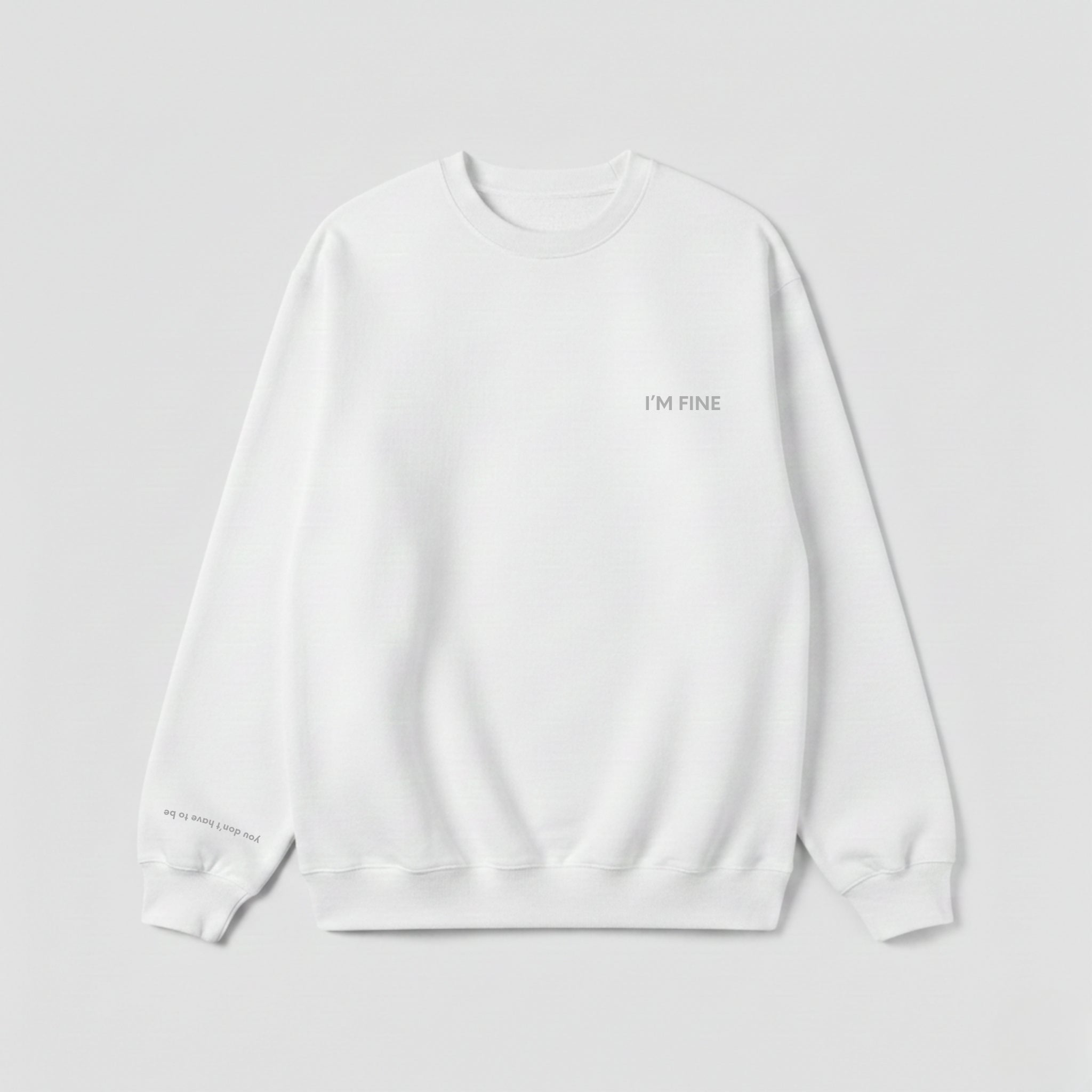 "I’M FINE" Crewneck