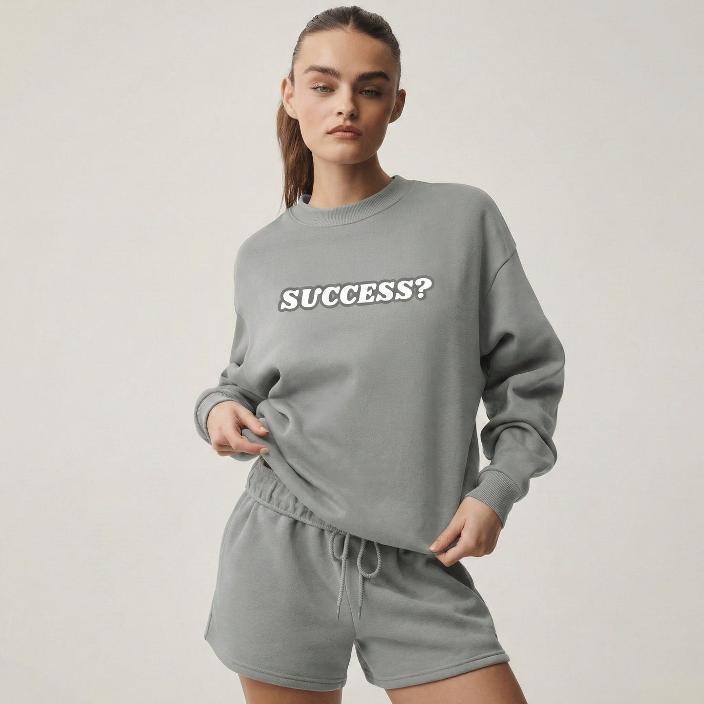 "SUCCESS?" 圓領衛衣