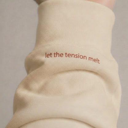「TENSE」拉鍊連帽衛衣
