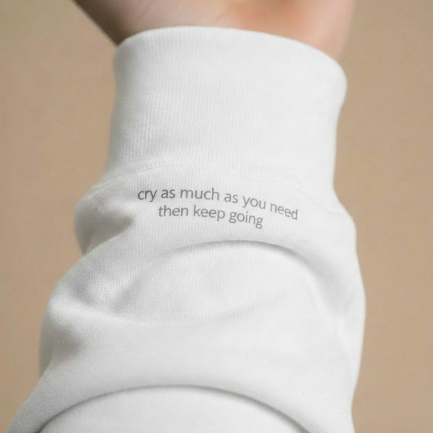 "WIPE YOUR TEARS" 連帽衛衣